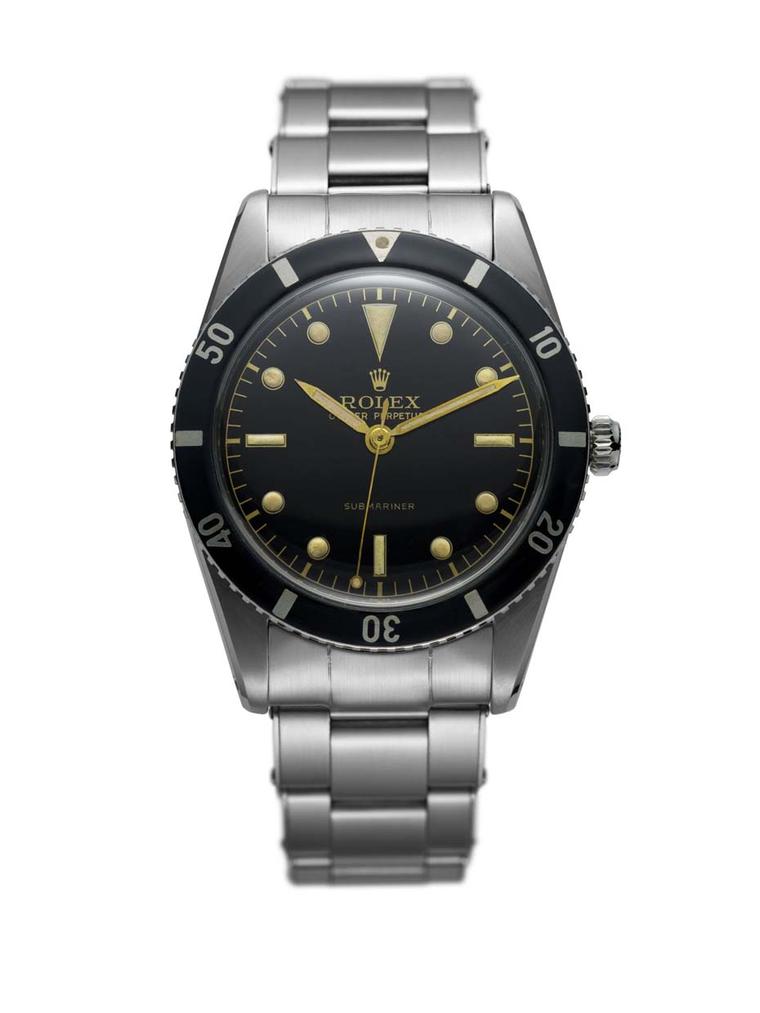 Rolex Submariner 1953 is the Swiss brand's iconic professional diver's watch, capable of plunging to depths of 100 metres.